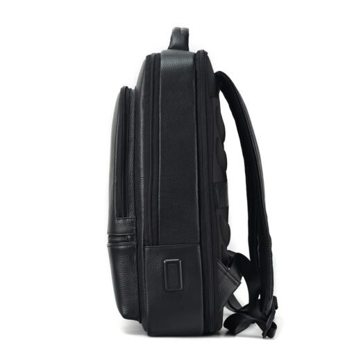 TheNyx TopGrainBlackLeatherBagforSchool College 4