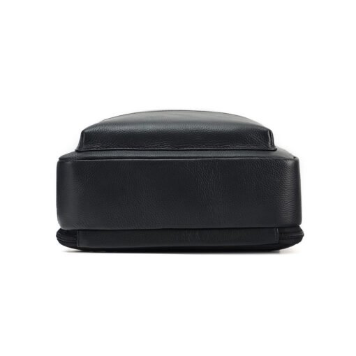 TheNyx TopGrainBlackLeatherBagforSchool College 8