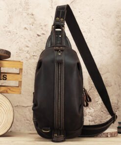 TheOreste ClassicLeatherSlingBagforMen 11