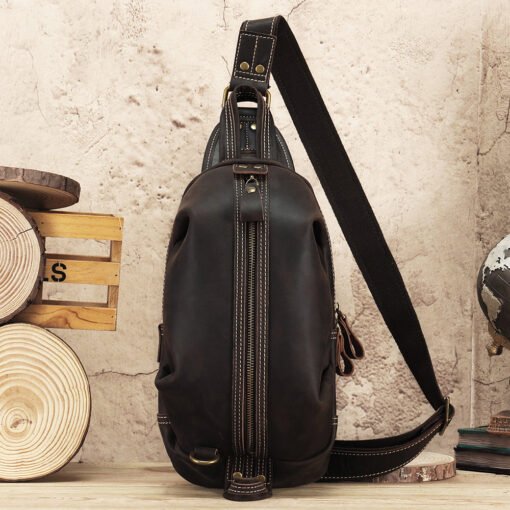 TheOreste ClassicLeatherSlingBagforMen 11