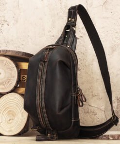 TheOreste ClassicLeatherSlingBagforMen 12