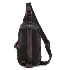 The Oreste Genuine Cowhide Chest Crossbody Leather Bag
