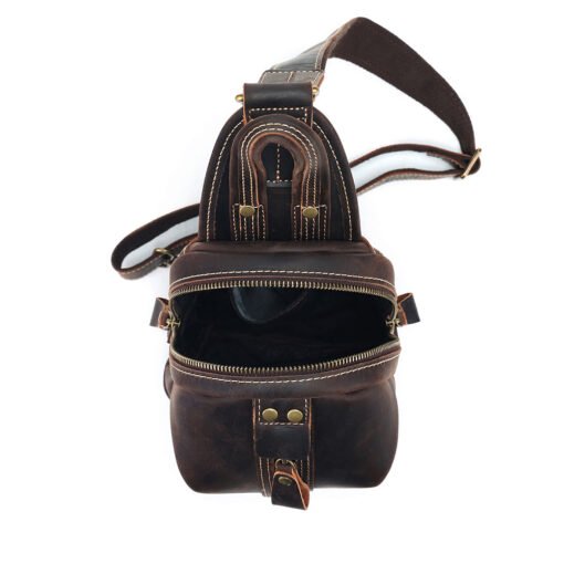 TheOreste ClassicLeatherSlingBagforMen 7