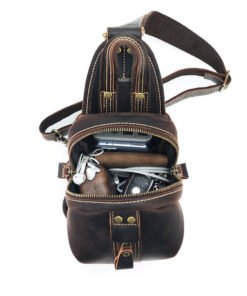 TheOreste ClassicLeatherSlingBagforMen 8