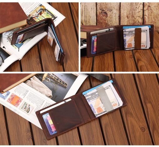 TheSirocco LeatherCardHolderandMoneyClip
