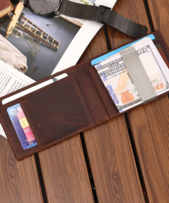 TheSirocco LeatherCardHolderandMoneyClip 1