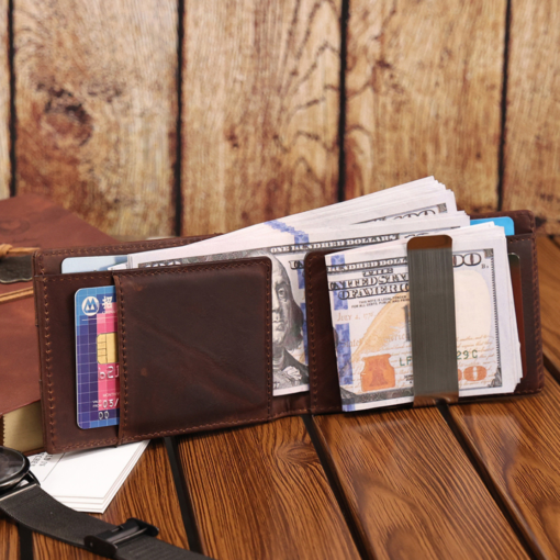 TheSirocco LeatherCardHolderandMoneyClip 16