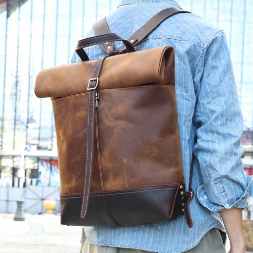 TheSylva VintageLeatherBackpack 13