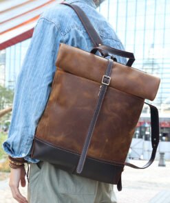 TheSylva VintageLeatherBackpack 15