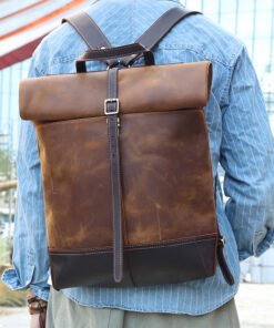 TheSylva VintageLeatherBackpack 17