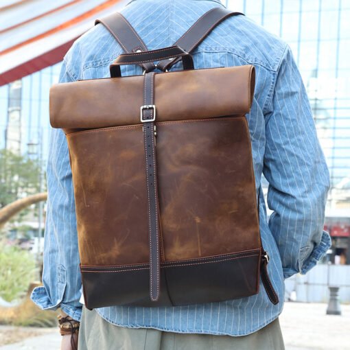 TheSylva VintageLeatherBackpack 17
