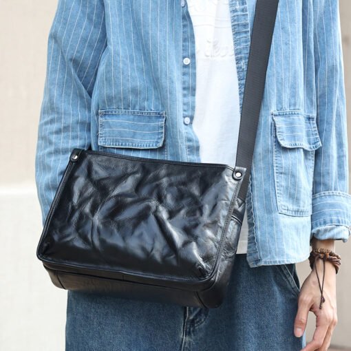 TheTaini LeatherMessengerCrossbodyBag 14