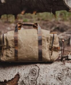 TheWasatch WaxedCanvasandFull GrainLeatherDuffelBagforMen 15 scaled
