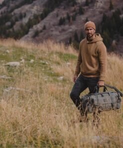 TheWasatch WaxedCanvasandFull GrainLeatherDuffelBagforMen 17