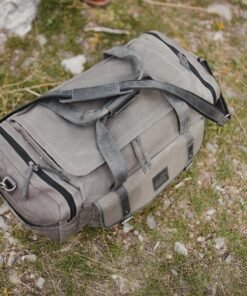 TheWasatch WaxedCanvasandFull GrainLeatherDuffelBagforMen 2
