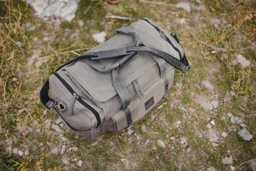 TheWasatch WaxedCanvasandFull GrainLeatherDuffelBagforMen 2