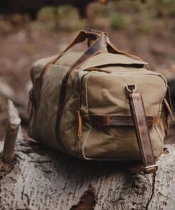 TheWasatch WaxedCanvasandFull GrainLeatherDuffelBagforMen 4 scaled