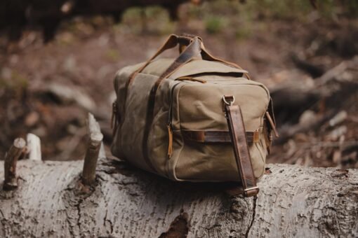 TheWasatch WaxedCanvasandFull GrainLeatherDuffelBagforMen 4 scaled