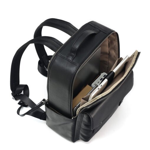 TheZilla BlackLeatherBackpackforMen 10
