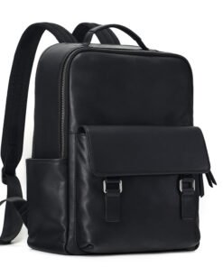 TheZilla BlackLeatherBackpackforMen 3