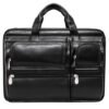 hubbard leather laptop briefcase for men top grain leather black2
