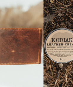leather cream and bifold wallet bundle