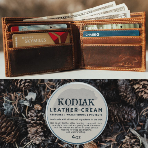 leather cream and bifold wallet bundle2