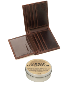 leather cream and bifold wallet bundle5