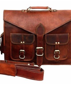 the attorney full grain leather messenger bag laptop briefcase for men2