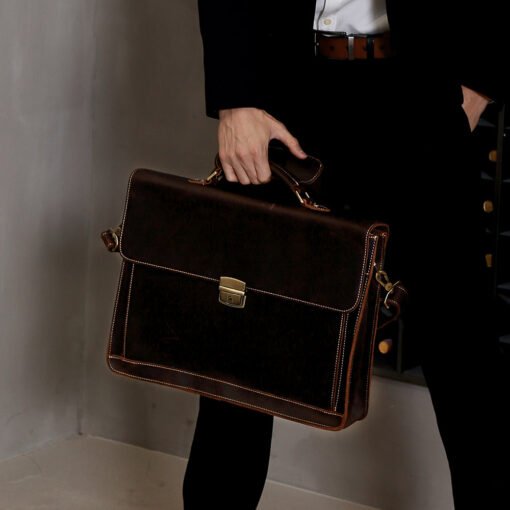 the brief mens leather briefcase 11