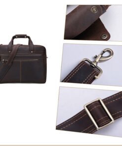 the briefcase leather briefcase for men for 17 inch laptops shots