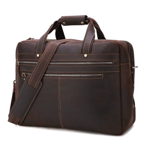 the briefcase mens leather work bag 17 inch laptops 2