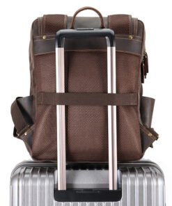 the compact leather backpack8