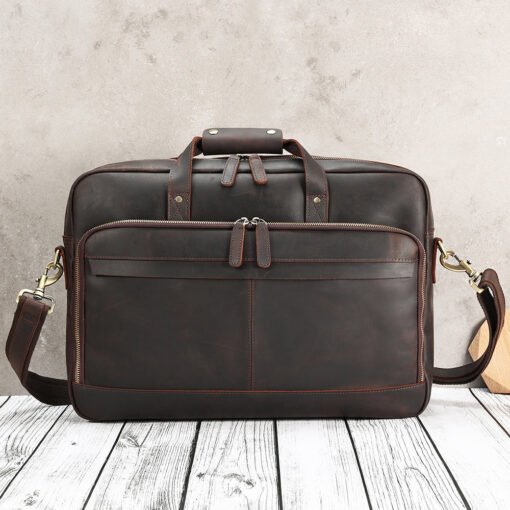 The Darcy Cowhide Leather Messenger Bag