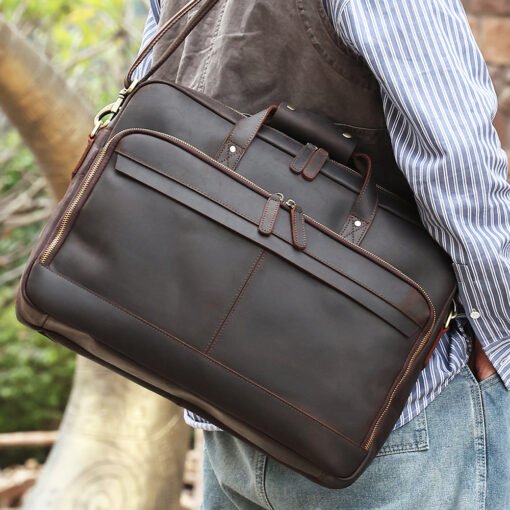 the darcy mens leather laptop bag briefcase 9