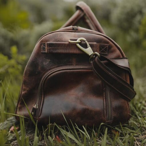 the denali leather duffel bag for men end