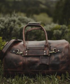 The Denali Duffel Travel Top Grain Cowhide Leather Bag