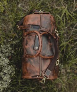 The Denali Duffel Travel Top Grain Cowhide Leather Bag