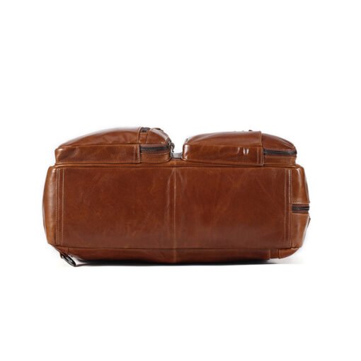 the double leather backpack convertible briefcase for men 30