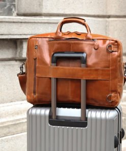 the double leather backpack convertible briefcase for men 48