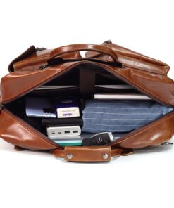 the double leather backpack convertible briefcase for men 50