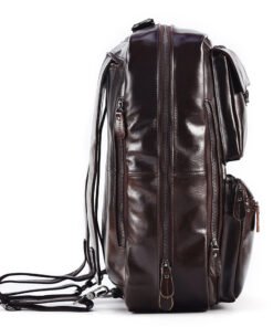 the double leather backpack convertible briefcase for men 9