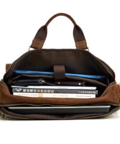 the european leather laptop bag light brown 15