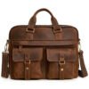 the european leather laptop bag light brown 9