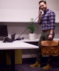 the indy leather messenger bag for men model office