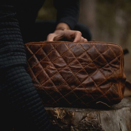 The Kobuk Leather Backpack Top-Grain Cowhide Leather Bag