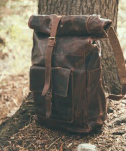 The Kobuk Leather Backpack Top-Grain Cowhide Leather Bag