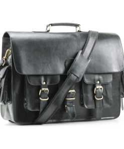 the noir black buffalo leather briefcase for men 20