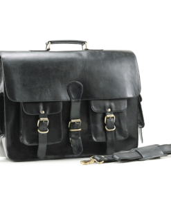 the noir black buffalo leather briefcase for men 8