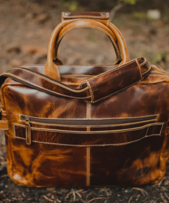 the pilot mens leather laptop messenger bag antique brown2